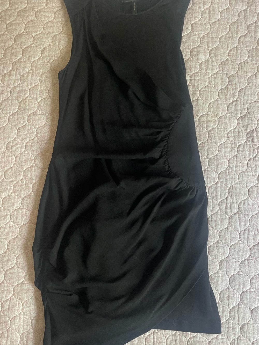 BCBGMaxAzria Black Sleeveless Mini Dress
